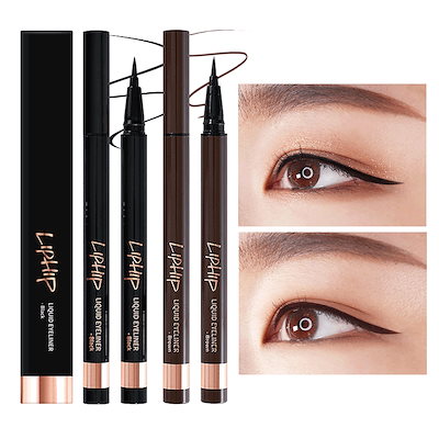 【1+1】 リキッドアイライナー / 滲まない&ダマにならない完壁アイライナー